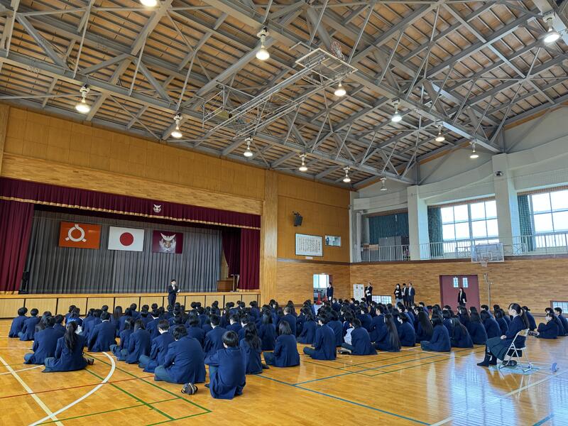 本日、修学旅行結団式を行いました。いよいよ11月4日から修学旅行です。